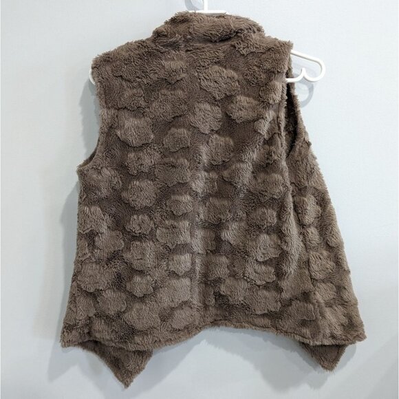 Elevenses Faux Fur Vest Small - Picture 3 of 6